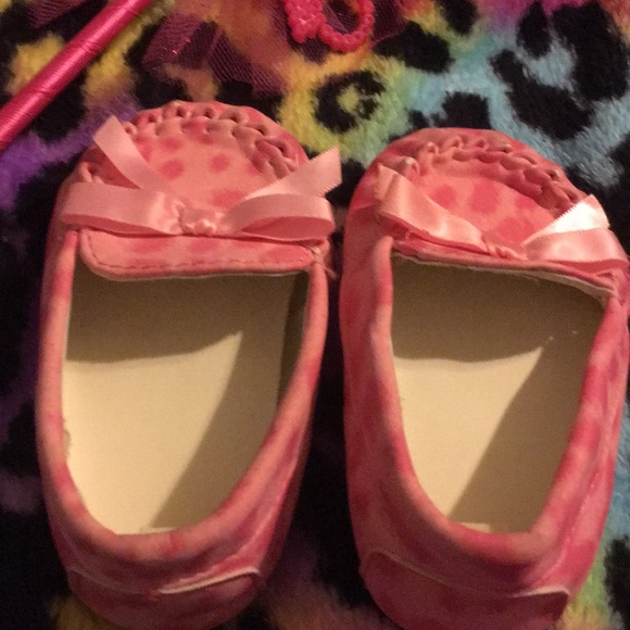 NWOT Todd sz 3 pink leopard soft shoes $5 - Picture 4 of 4